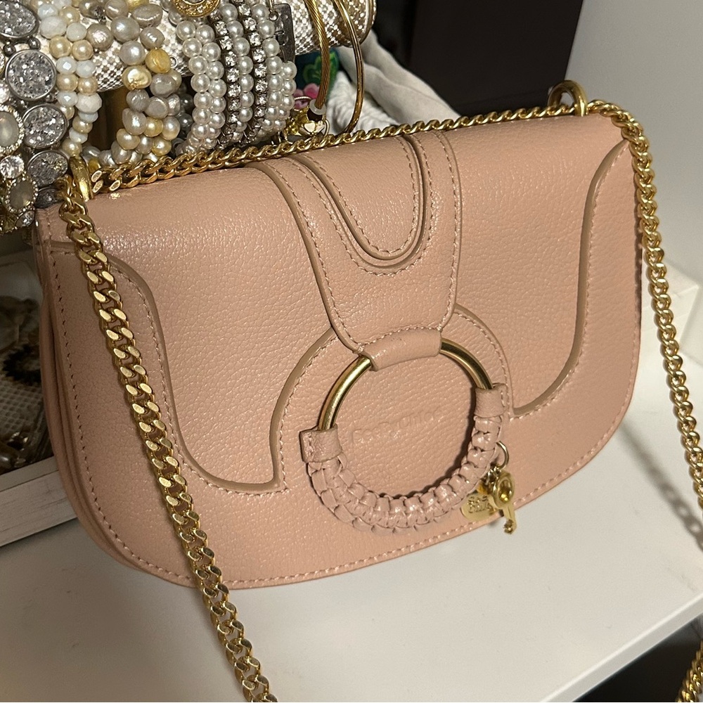 Seen by Chloe Pink Leather Shoulder Bag
